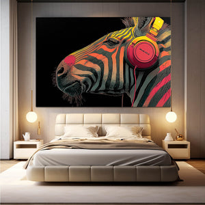 Music Zebra Wall Art