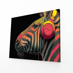 Music Zebra Wall Art