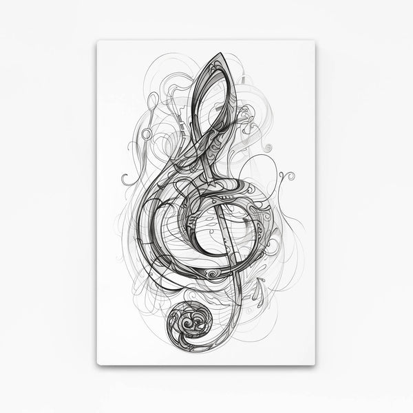 Musical Note Line Art | MusaArtGallery™