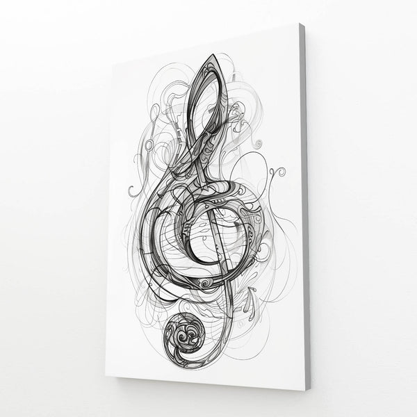 Musical Note Line Art | MusaArtGallery™