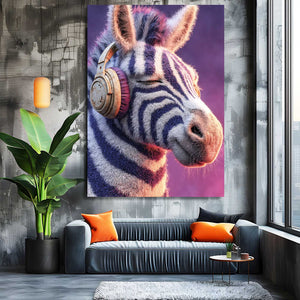 Musical Zebra Artwork
