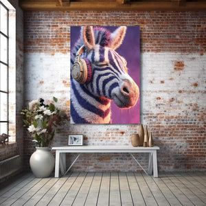 Musical Zebra Artwork