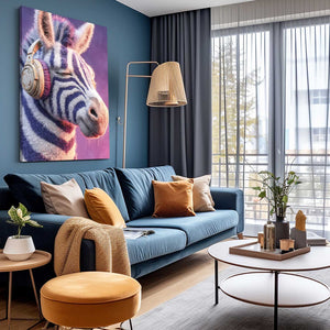 Musical Zebra Artwork