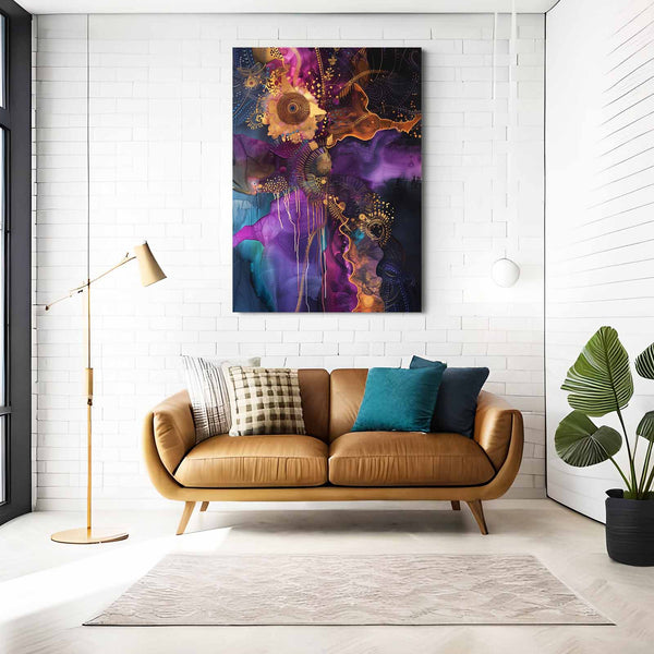 Mystic Bloom Abstract Art | MusaArtGallery™