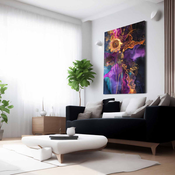 Mystic Bloom Abstract Art | MusaArtGallery™