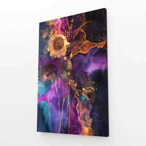 Mystic Bloom Abstract Art | MusaArtGallery™