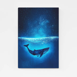 Mystic Blue Whale Art | MusaArtGallery™