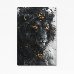 Mystic Flame Lion Wall Art | MusaArtGallery™