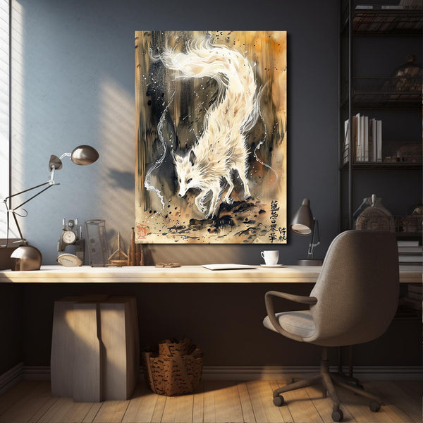 Mystic White Fox Art | MusaArtGallery™