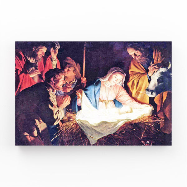 Nativity Scene Christian Wall Art | MusaArtGallery™