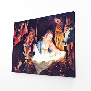 Nativity Scene Christian Wall Art | MusaArtGallery™