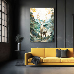Natural Colour Deer Wall Art | MusaArtGallery™