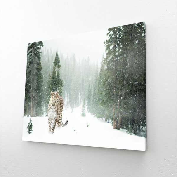Natural Winter Forest Canvas Art | MusaArtGallery™