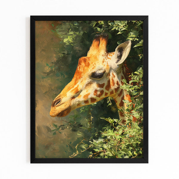 Naturalism Giraffe Wall Art