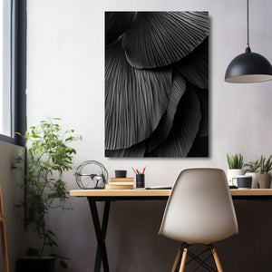 Nature Black Abstract Art