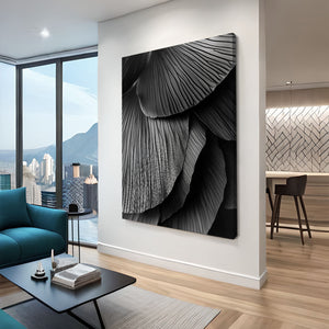 Nature Black Abstract Art