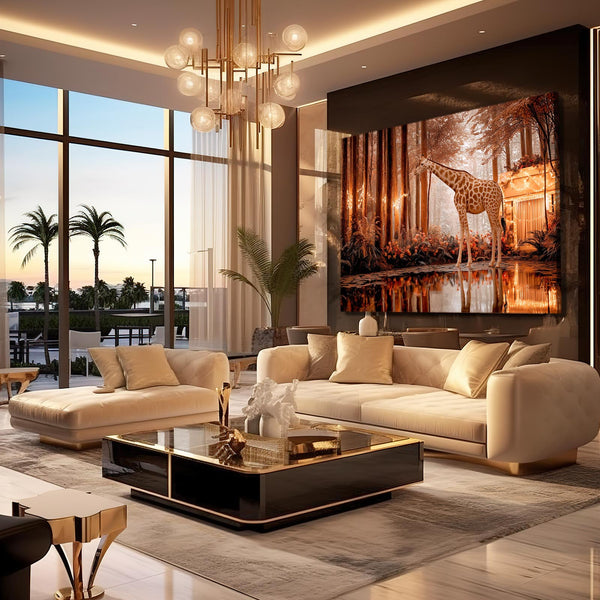 Nature Giraffe Print