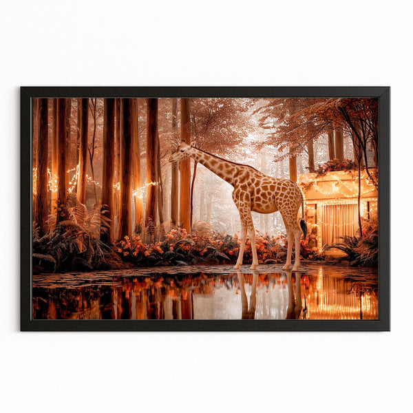 Nature Giraffe Print