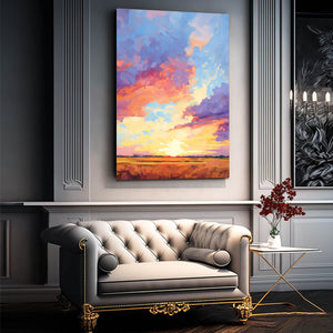 Navy Blue Abstract Wall Art | MusaArtGallery™