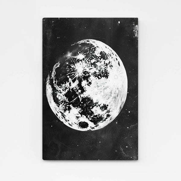 Negative Exposure Moon Art  | MusaArtGallery™