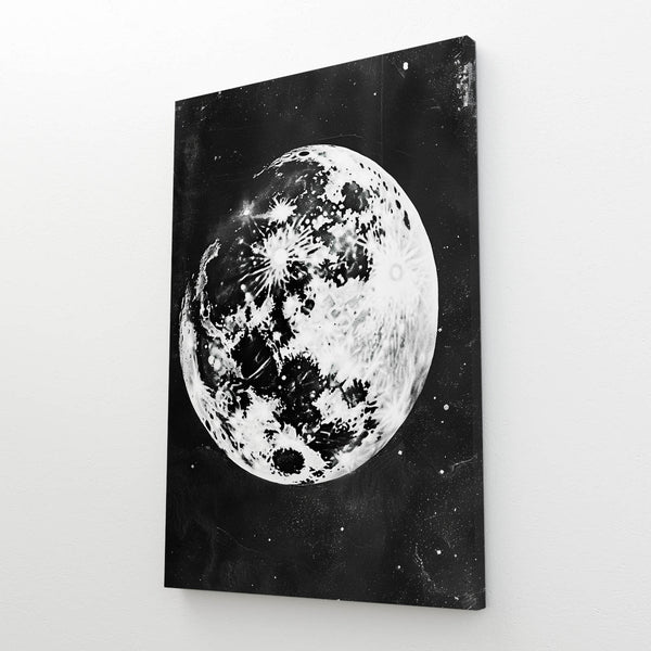 Negative Exposure Moon Art  | MusaArtGallery™