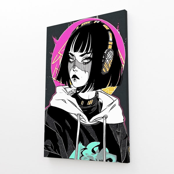 Neo Headphones Cyberpunk Art | MusaArtGallery™