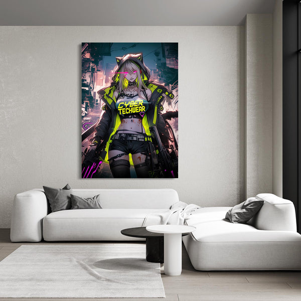 Neon Assassin Cyberpunk Art | MusaArtGallery™