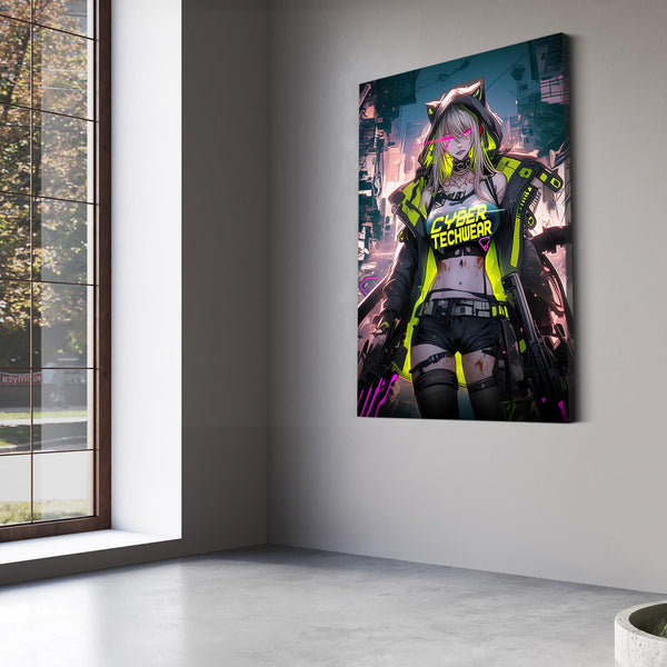 Neon Assassin Cyberpunk Art | MusaArtGallery™