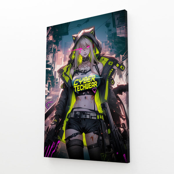 Neon Assassin Cyberpunk Art | MusaArtGallery™