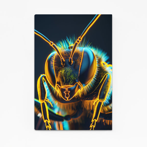 Neon Bee Art | MusaArtGallery™