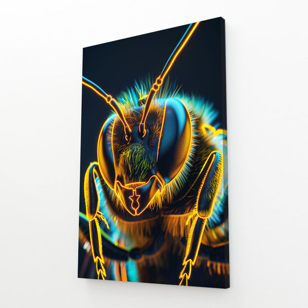 Neon Bee Art | MusaArtGallery™