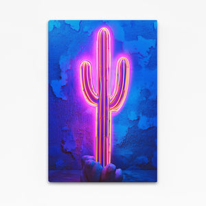Neon Cactus Art