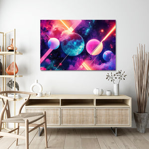 Neon Cosmos Cyberpunk Art | MusaArtGallery™