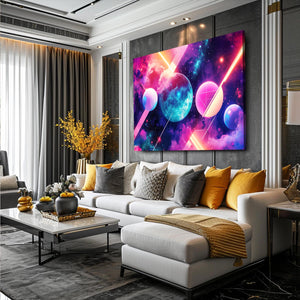 Neon Cosmos Cyberpunk Art | MusaArtGallery™