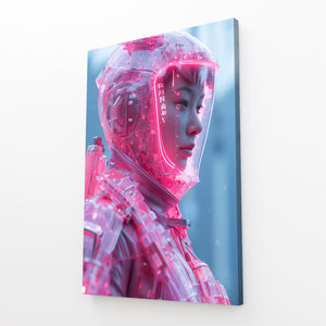 Neon Cyber Suit Cyberpunk Art | MusaArtGallery™