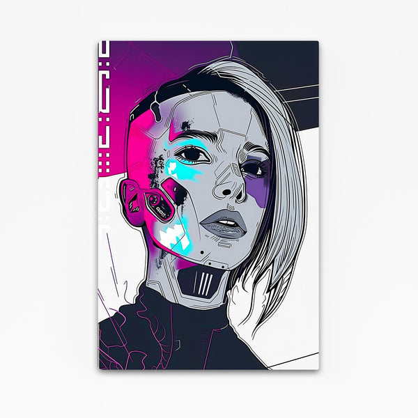 Neon Cyborg Cyberpunk Art | MusaArtGallery™