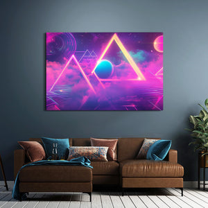 Neon Dreamscape Cyberpunk Art | MusaArtGallery™