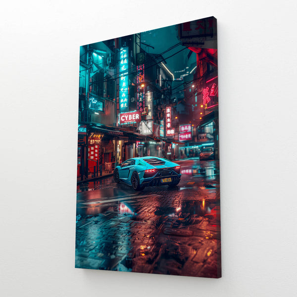 Neon Drive Cyberpunk Art | MusaArtGallery™