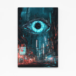 Neon Eye Cyberpunk Art | MusaArtGallery™