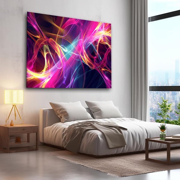 Neon Flow Abstract Art | MusaArtGallery™