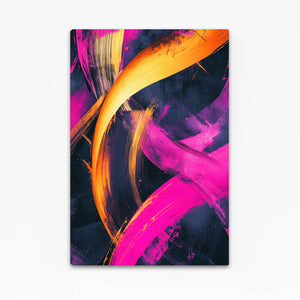 Neon Flow Pink Abstract Art | MusaArtGallery™