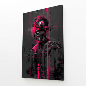 Neon Guardian Cyberpunk Art | MusaArtGallery™