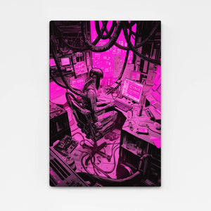 Neon Hacker Cyberpunk Art | MusaArtGallery™