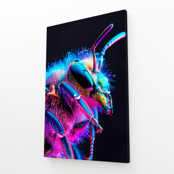 Neon Hive Bee Art | MusaArtGallery™