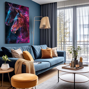 Neon Horse Art