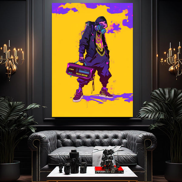 Neon Hustler Cyberpunk Art | MusaArtGallery™