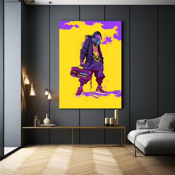 Neon Hustler Cyberpunk Art | MusaArtGallery™