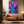 Neon Japanese Cherry Blossom Wall Art