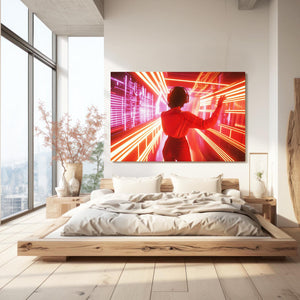 Neon Journey Cyberpunk Art | MusaArtGallery™