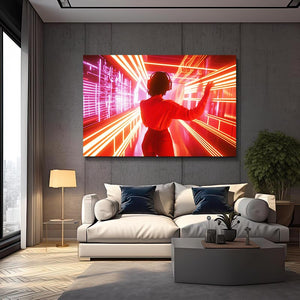 Neon Journey Cyberpunk Art | MusaArtGallery™